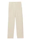 Ines De La Fressange Pantalon Francisco En Lin Sable In Neutral