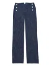 Ines De La Fressange Pantalon Gabriel Bleu In Blue