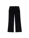 Ines De La Fressange Pantalon Gabriel En Velours Milleraies Marron
