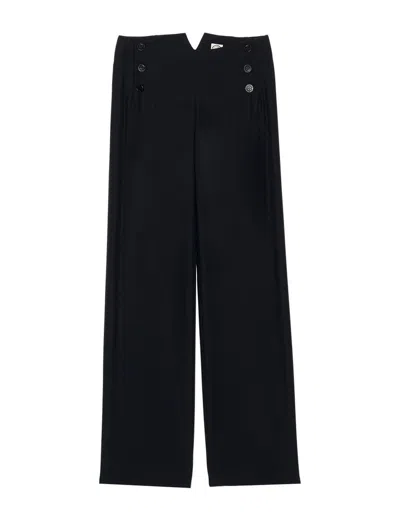 Ines De La Fressange Pantalon Gabriel Noir In Black