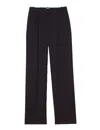 Ines De La Fressange Pantalon Hector Bleu Marine In Black