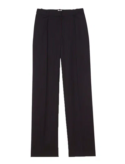 Ines De La Fressange Pantalon Hector Bleu Marine