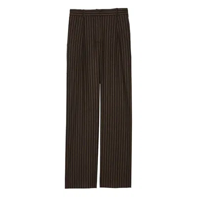 Ines De La Fressange Pantalon Hector Marron