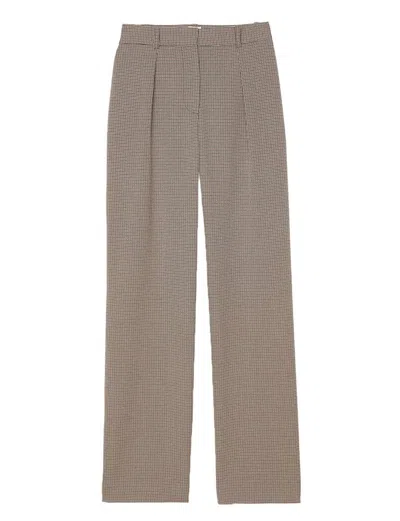 Ines De La Fressange Pantalon Hector Pied De Poule