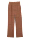 Ines De La Fressange Pantalon Audrey Pied-de-poule En Laine