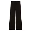 Ines De La Fressange Pantalon John En Laine Mérinos In Black