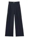 Ines De La Fressange Pantalon Marlène En Lin In Blue
