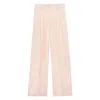 Ines De La Fressange Pantalon Marlène En Lin Mélangé Rose Pâle In Pink