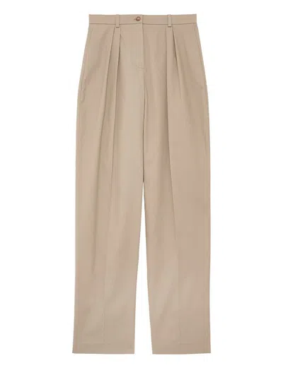 Ines De La Fressange Pantalon Marlow Beige In Sand