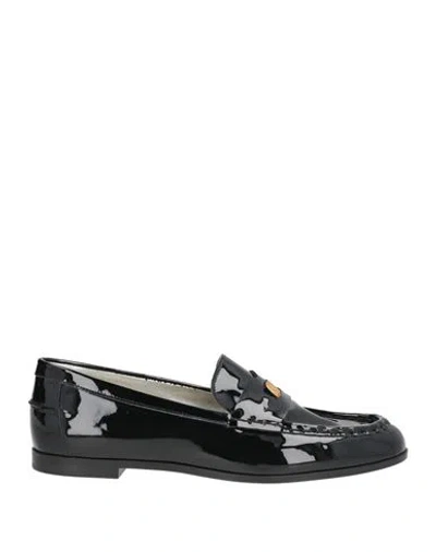 Ines De La Fressange Paris Woman Loafers Black Size 9 Leather