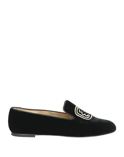 Ines De La Fressange Paris Woman Loafers Black Size 9 Textile Fibers