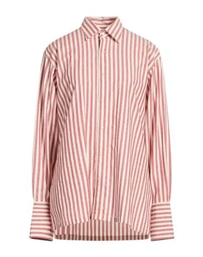 Ines De La Fressange Paris Woman Shirt Antique Rose Size S Cotton In Pink