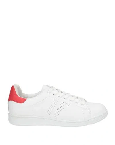 Ines De La Fressange Paris Woman Sneakers White Size 11 Leather