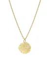 Ines De La Fressange Pendentif Lutèce Motif Couronne Plaqué Or