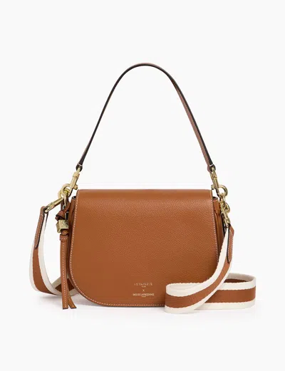 Ines De La Fressange Petit Sac À Bandoulière Camel Ines X Le Tanneur