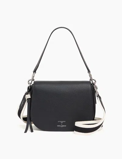 Ines De La Fressange Petit Sac À Bandoulière Noir Ines X Le Tanneur