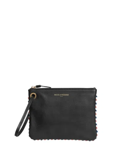 Ines De La Fressange Pochette Marcia Noire In Black