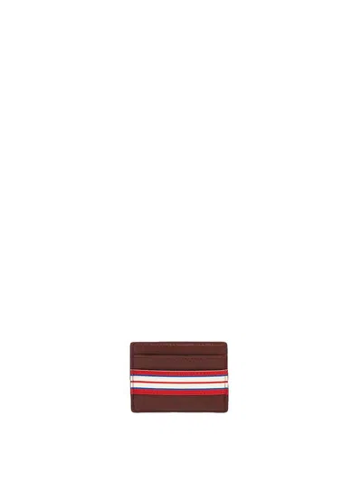 Ines De La Fressange Porte-cartes Le Parisien Cuir Châtaigne Simple