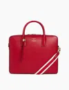Ines De La Fressange Porte-documents Rouge Ines X Le Tanneur