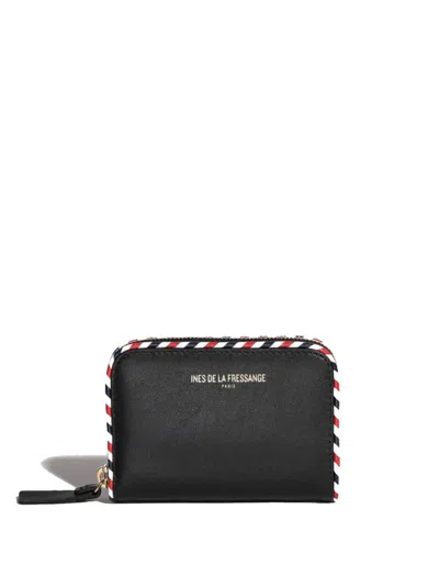 Ines De La Fressange Porte-monnaie Marcia Noir In Black