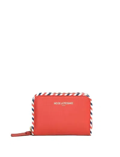 Ines De La Fressange Porte-monnaie Marcia Rouge In Red