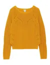 Ines De La Fressange Pull Agathe Moutarde