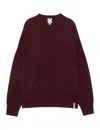 Ines De La Fressange Pull Alessia Prune En Laine In Burgundy