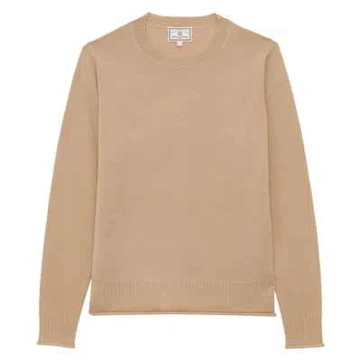 Ines De La Fressange Pull Angelica En Laine Mérinos In Neutral