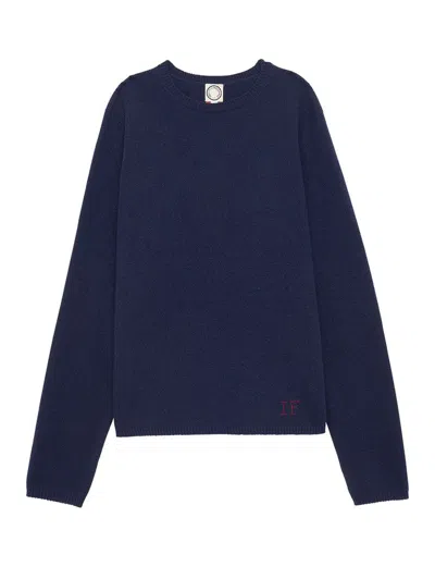 Ines De La Fressange Pull Angelina Bleu Marine