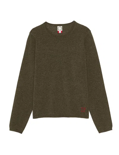 Ines De La Fressange Pull Angelina Kaki In Green