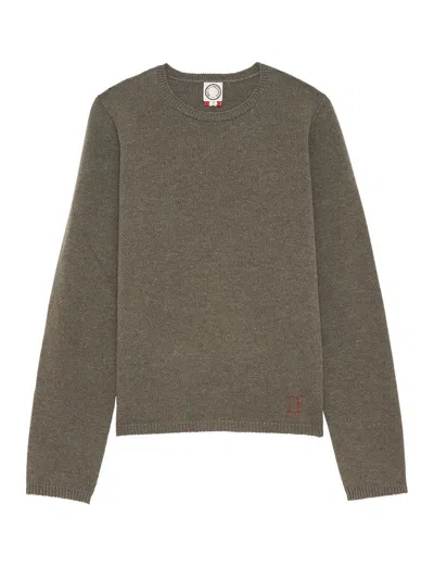 Ines De La Fressange Pull Angelina Laine Et Cachemire Kaki