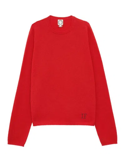 Ines De La Fressange Pull Angelina Rouge
