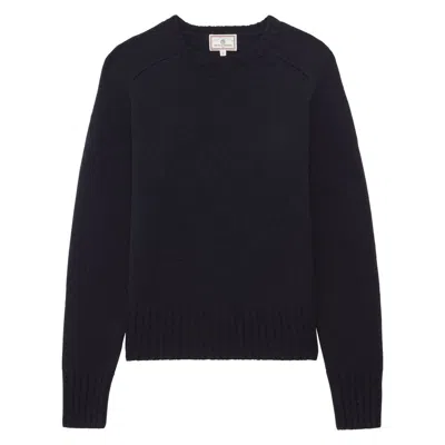 Ines De La Fressange Pull Arthur En Laine In Blue