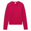 Ines De La Fressange Pull Arthur En Laine Et Cachemire Fuschia In Pink