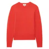 Ines De La Fressange Pull Arthur En Laine In Orange