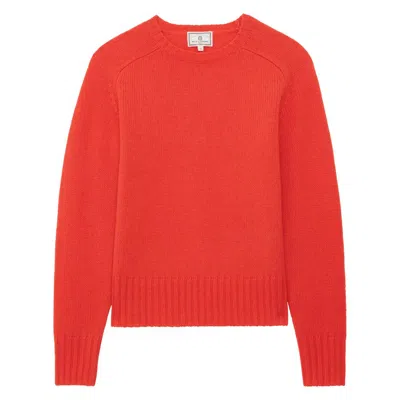Ines De La Fressange Pull Arthur En Laine In Orange