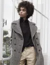 Ines De La Fressange Pull Dimitri En Laine Mérinos Marron In Gray