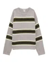 Ines De La Fressange Pull Elina Gris/ Vert Laine