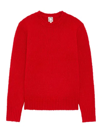 Ines De La Fressange Pull Laia Rouge In Red