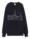 Ines De La Fressange Pull Parigi Bleu Marine In Black
