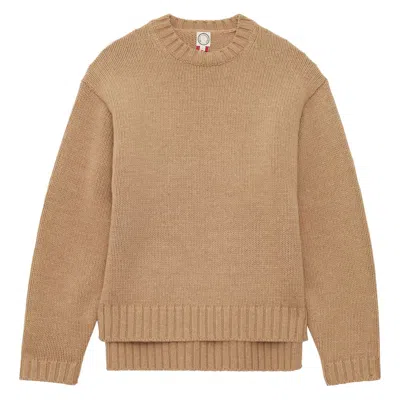 Ines De La Fressange Pull Paulin En Laine Responsable Camel