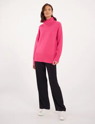 Ines De La Fressange Pull Stefania Laine Rose