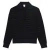 Ines De La Fressange Pull Teo En Coton Marine À Rayures In Multi