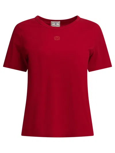 Ines De La Fressange Red Cotton T-shirt