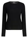 Ines De La Fressange Ribbed Sweater In Black