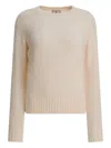 Ines De La Fressange Ribbed Sweater In Metallic