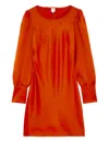 Ines De La Fressange Robe Amael Orange Brûlé