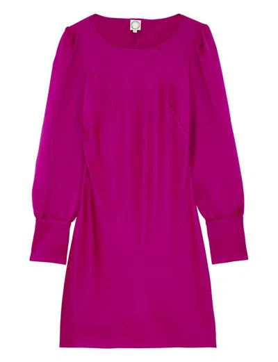 Ines De La Fressange Robe Amael Rose In Purple