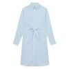 Ines De La Fressange Robe Amour En Coton Bleu Clair In Blue