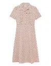 Ines De La Fressange Robe Angèle En Lin Imprimé Indien In Neutral